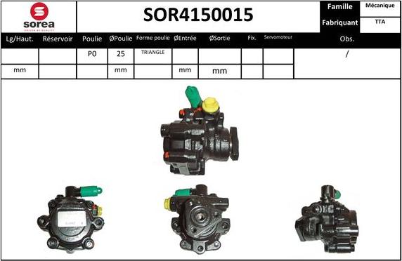 EAI SOR4150015 - Hidraulična pumpa, upravljanje www.molydon.hr