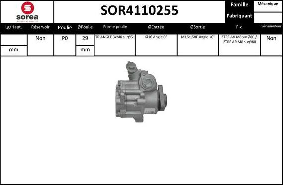 EAI SOR4110255 - Hidraulična pumpa, upravljanje www.molydon.hr