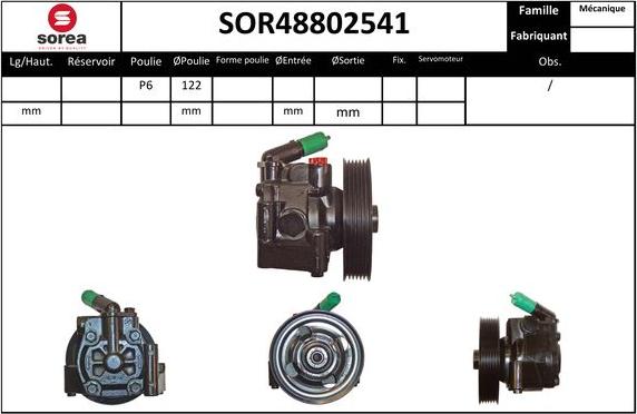 EAI SOR48802541 - Hidraulična pumpa, upravljanje www.molydon.hr
