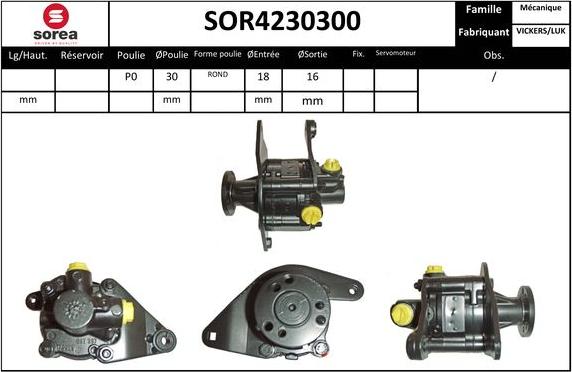 EAI SOR4230300 - Hidraulična pumpa, upravljanje www.molydon.hr