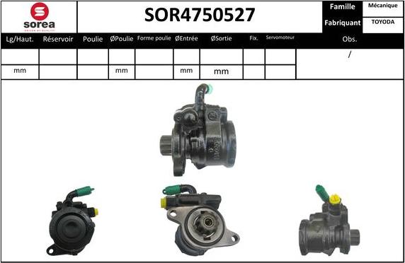 EAI SOR4750527 - Hidraulična pumpa, upravljanje www.molydon.hr