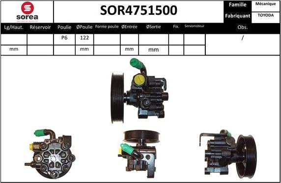 EAI SOR4751500 - Hidraulična pumpa, upravljanje www.molydon.hr