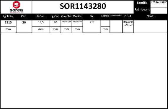 EAI SOR1143280 - upravljački mehanizam www.molydon.hr