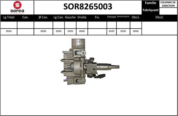 EAI SOR8265003 - Stup upravljača www.molydon.hr