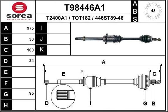 EAI T98446A1 - Pogonska osovina www.molydon.hr