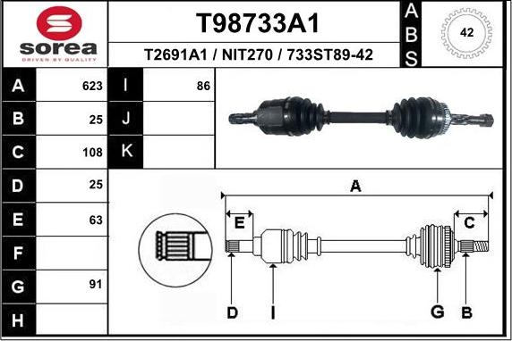 EAI T98733A1 - Pogonska osovina www.molydon.hr