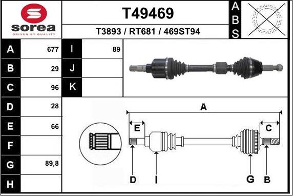 EAI T49469 - Pogonska osovina www.molydon.hr