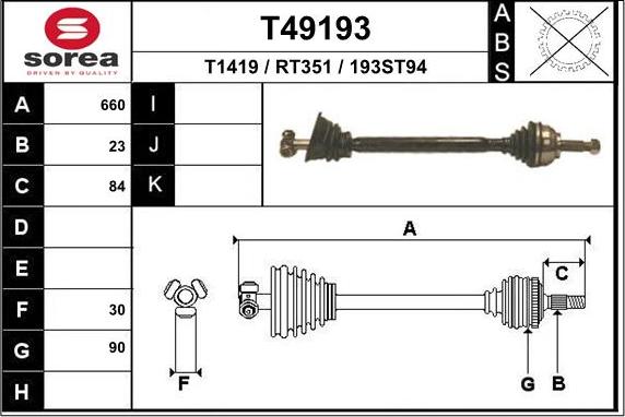 EAI T49193 - Pogonska osovina www.molydon.hr