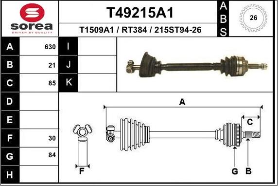 EAI T49215A1 - Pogonska osovina www.molydon.hr