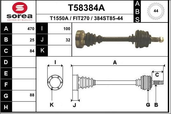 EAI T58384A - Pogonska osovina www.molydon.hr