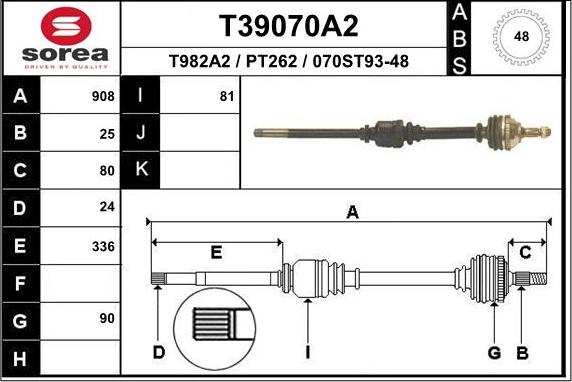 EAI T39070A2 - Pogonska osovina www.molydon.hr