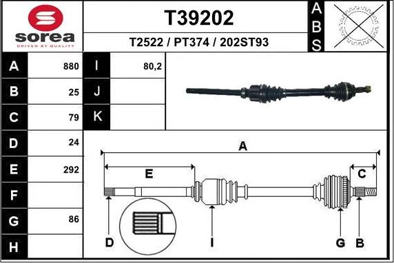 EAI T39202 - Pogonska osovina www.molydon.hr