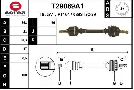 EAI T29089A1 - Pogonska osovina www.molydon.hr