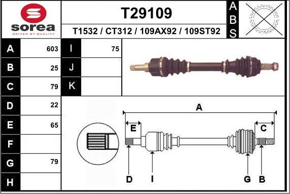 EAI T29109 - Pogonska osovina www.molydon.hr