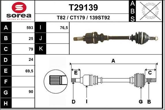 EAI T29139 - Pogonska osovina www.molydon.hr