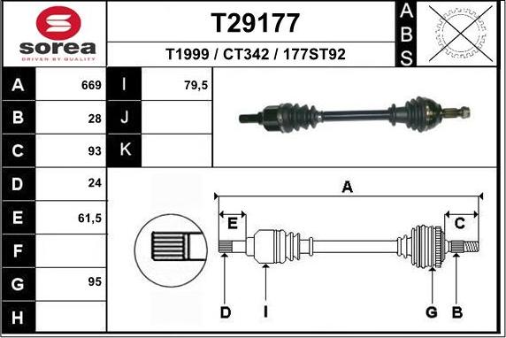 EAI T29177 - Pogonska osovina www.molydon.hr