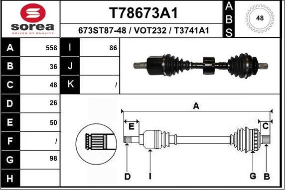 EAI T78673A1 - Pogonska osovina www.molydon.hr