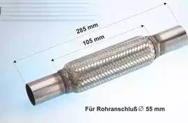 Eberspächer 996.1.037 - Savitljiva metalna Cijev, Ispušni sistem www.molydon.hr