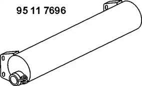 Eberspächer 95 11 7696 - Srednji Ispušni lonac www.molydon.hr