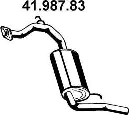 Eberspächer 41.987.83 - Zadnji Ispušni lonac www.molydon.hr