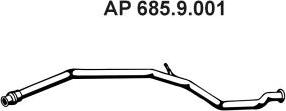 Eberspächer 685.9.001 - Ispušna cijev www.molydon.hr