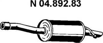 Eberspächer 04.892.83 - Zadnji Ispušni lonac www.molydon.hr