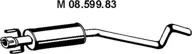 Eberspächer 08.599.83 - Srednji Ispušni lonac www.molydon.hr
