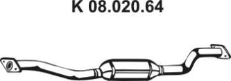 Eberspächer 08.020.64 - Katalizator www.molydon.hr