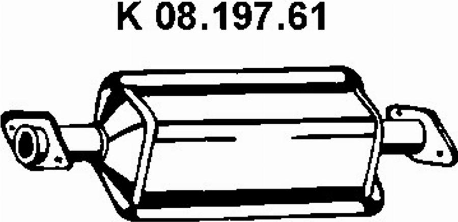 Eberspächer 08.197.61 - Katalizator www.molydon.hr