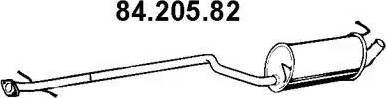 Eberspächer 84.205.82 - Srednji Ispušni lonac www.molydon.hr