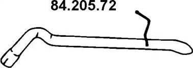 Eberspächer 84.205.72 - Ispušna cijev www.molydon.hr