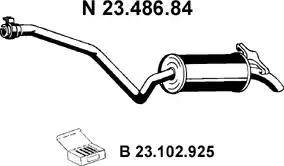 Eberspächer 23.486.84 - Zadnji Ispušni lonac www.molydon.hr