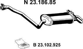 Eberspächer 23.186.85 - Zadnji Ispušni lonac www.molydon.hr