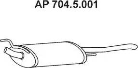 Eberspächer 704.5.001 - Zadnji Ispušni lonac www.molydon.hr