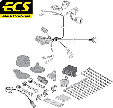 ECS CT050D1U - Elektricni komplet, Uređaj za vuču www.molydon.hr