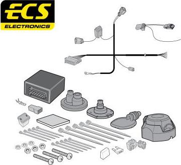 ECS FR09207U - Elektricni komplet, Uređaj za vuču www.molydon.hr