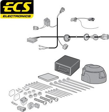 ECS FR09213U - Elektricni komplet, Uređaj za vuču www.molydon.hr