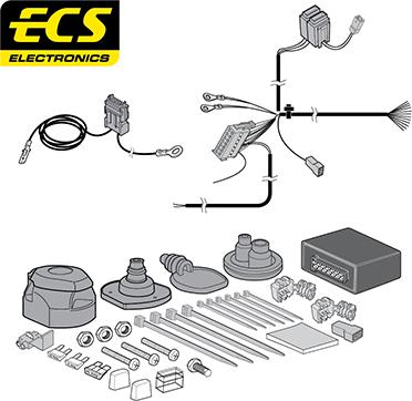 ECS FR066D1U - Elektricni komplet, Uređaj za vuču www.molydon.hr