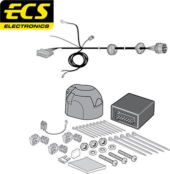 ECS MB09707U - Elektricni komplet, Uređaj za vuču www.molydon.hr