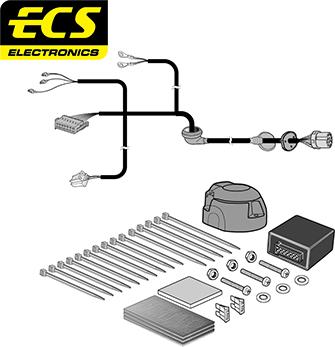 ECS MB08713U - Elektricni komplet, Uređaj za vuču www.molydon.hr