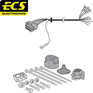 ECS OP056BLU - Elektricni komplet, Uređaj za vuču www.molydon.hr