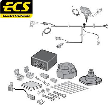 ECS OP053BXU - Elektricni komplet, Uređaj za vuču www.molydon.hr