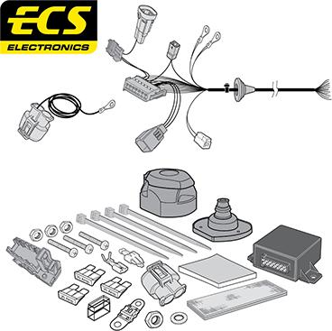 ECS PE059D1U - Elektricni komplet, Uređaj za vuču www.molydon.hr