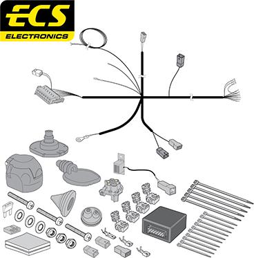 ECS RN14307U - Elektricni komplet, Uređaj za vuču www.molydon.hr