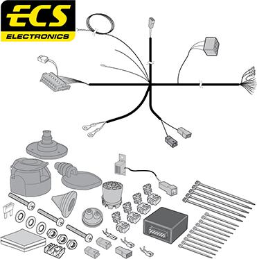 ECS RN14313U - Elektricni komplet, Uređaj za vuču www.molydon.hr