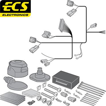 ECS TO243DHU - Elektricni komplet, Uređaj za vuču www.molydon.hr