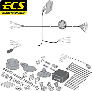 ECS VW20413MU - Elektricni komplet, Uređaj za vuču www.molydon.hr