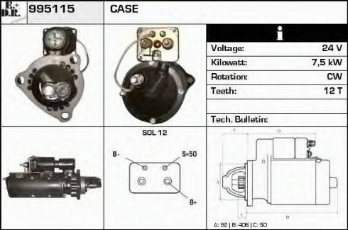 EDR 995115 - Starter www.molydon.hr