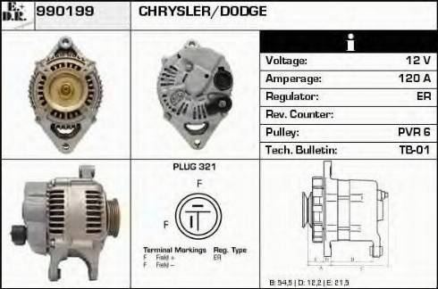 EDR 990199 - Alternator www.molydon.hr