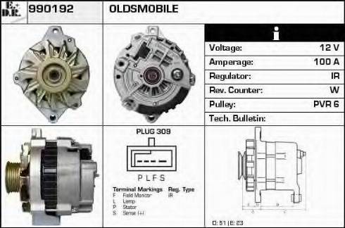 EDR 990192 - Alternator www.molydon.hr